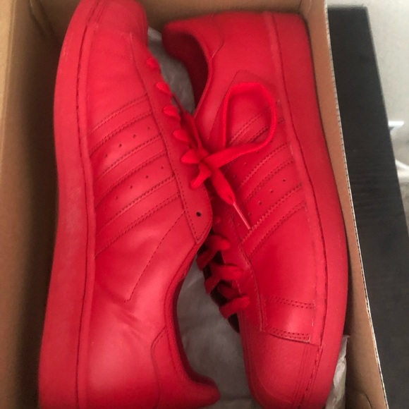 Superstar super color red adidas - Picture 4 of 4